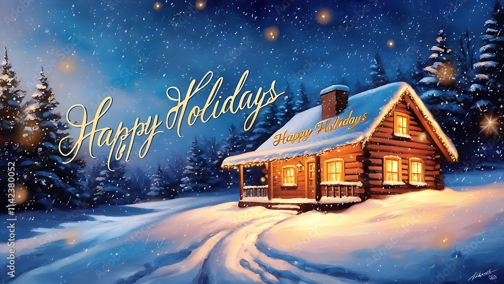 Fototapeta premium Holiday Greetings
