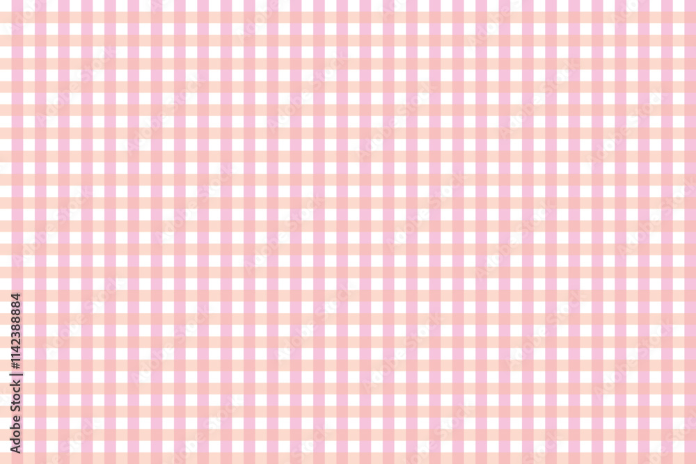 Peach pink plaid pattern Peach pink plaid pattern