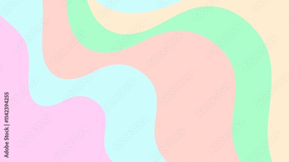 Colorful pastel wavy background Colorful pastel wavy background