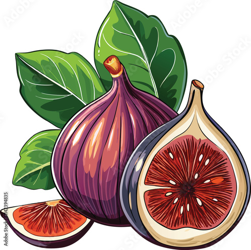 figs with leaves