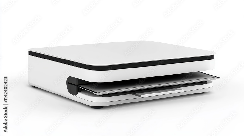 Modern Clean White Printer Design Modern Clean White Printer Design