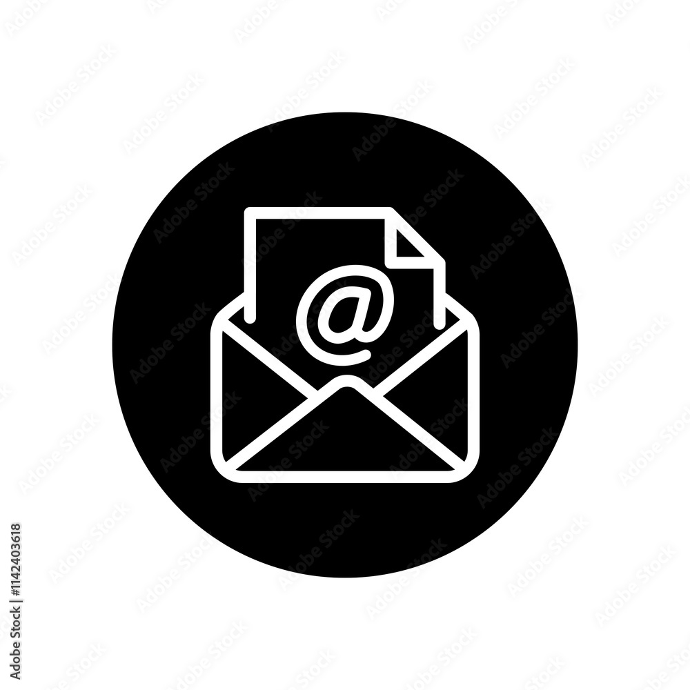 Mail icon illustration Mail icon illustration