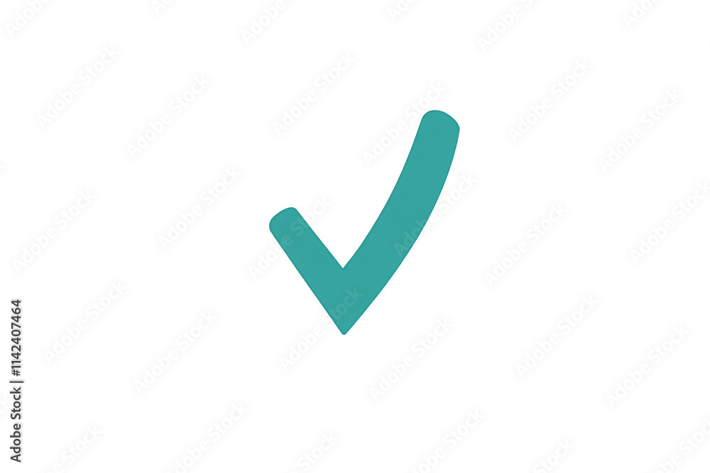 a green tick mark on a white background a green tick mark on a white background