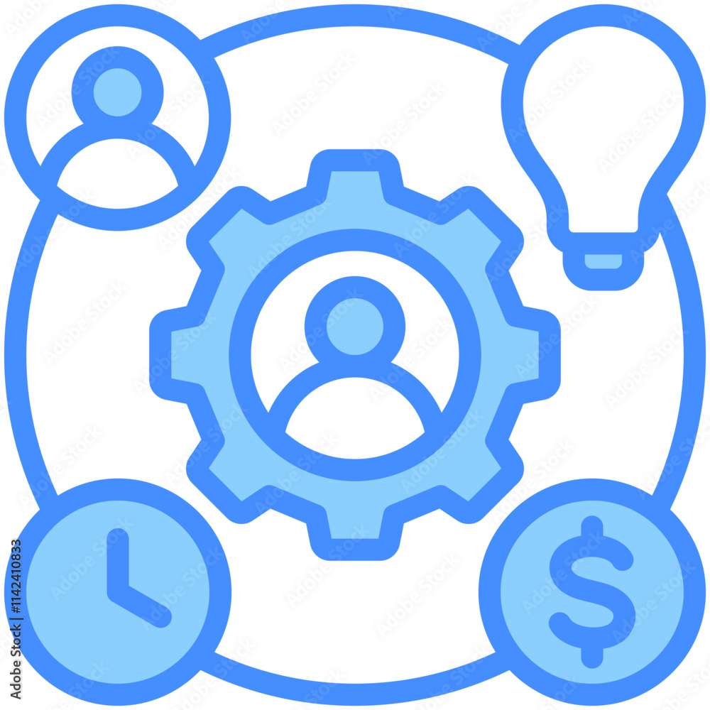 Resource Allocation Icon Resource Allocation Icon