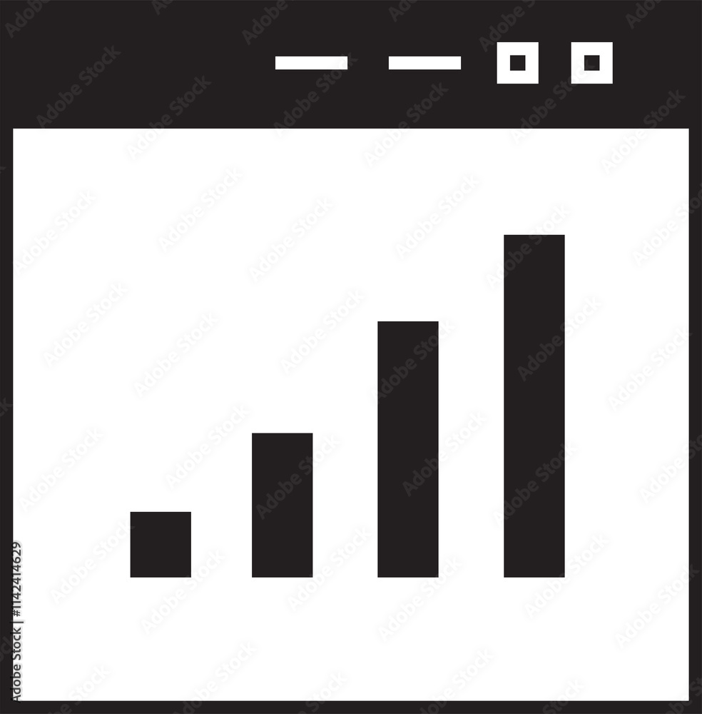 Web and Bar Chart Icon
Web and Bar Chart Icon