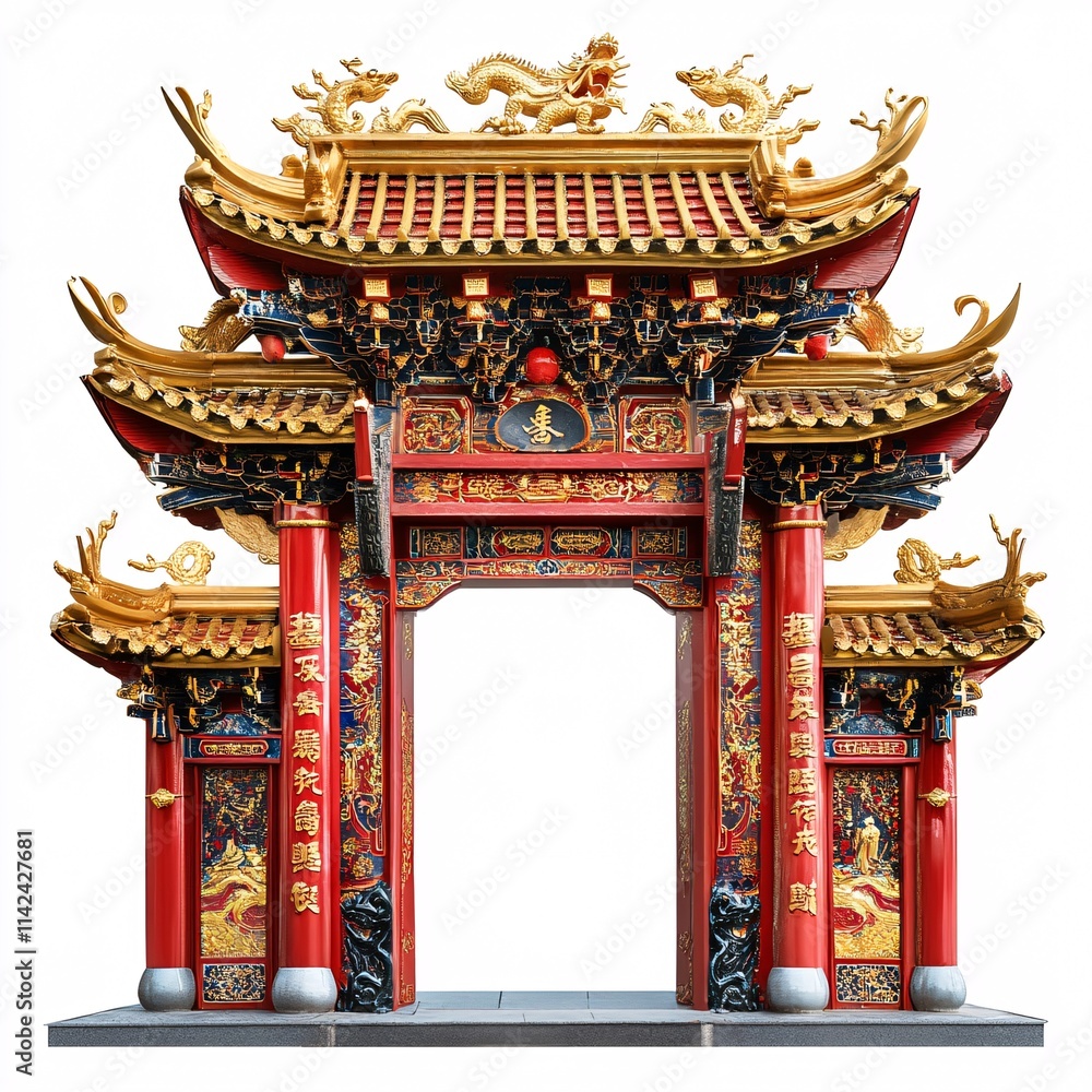 Fototapeta premium chinese temple in the park