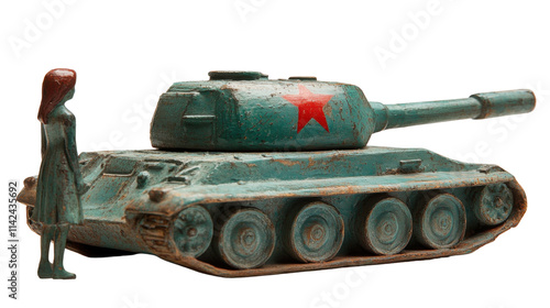 tank isolated on white background 