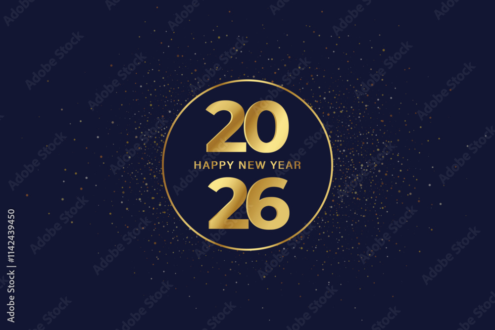 happy new year 2026 with golden background happy new year 2026 with golden background