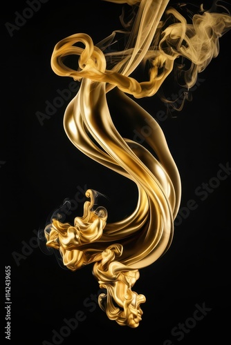 smoke on black
