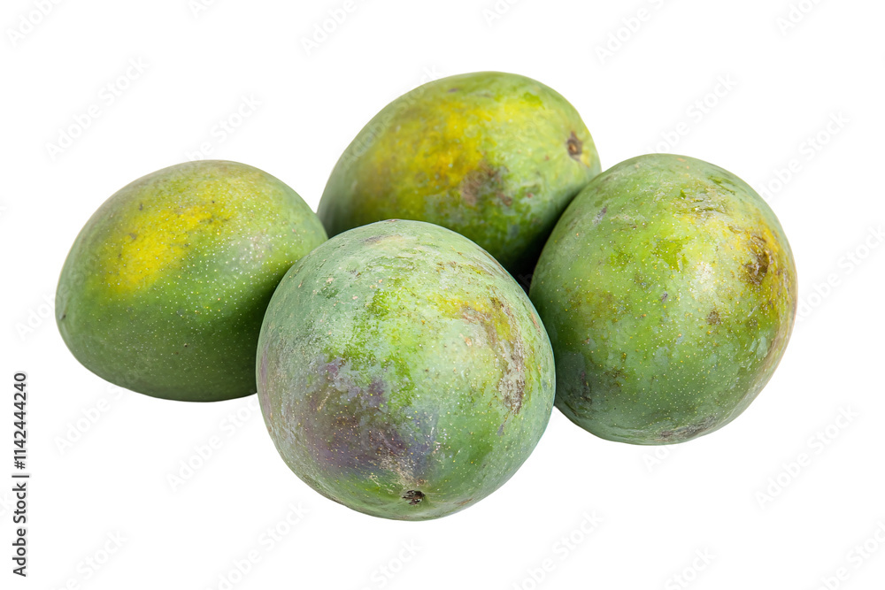 a group of green fruit a group of green fruit