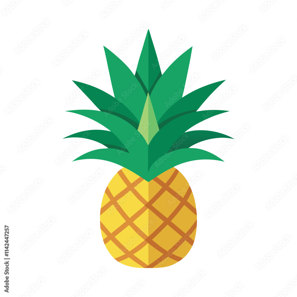 vector of Pineapple Plant (Ananas comosus) design, labeled vector art, linocut silhouette illustration. vector of Pineapple Plant (Ananas comosus) design, labeled vector art, linocut silhouette illustration.