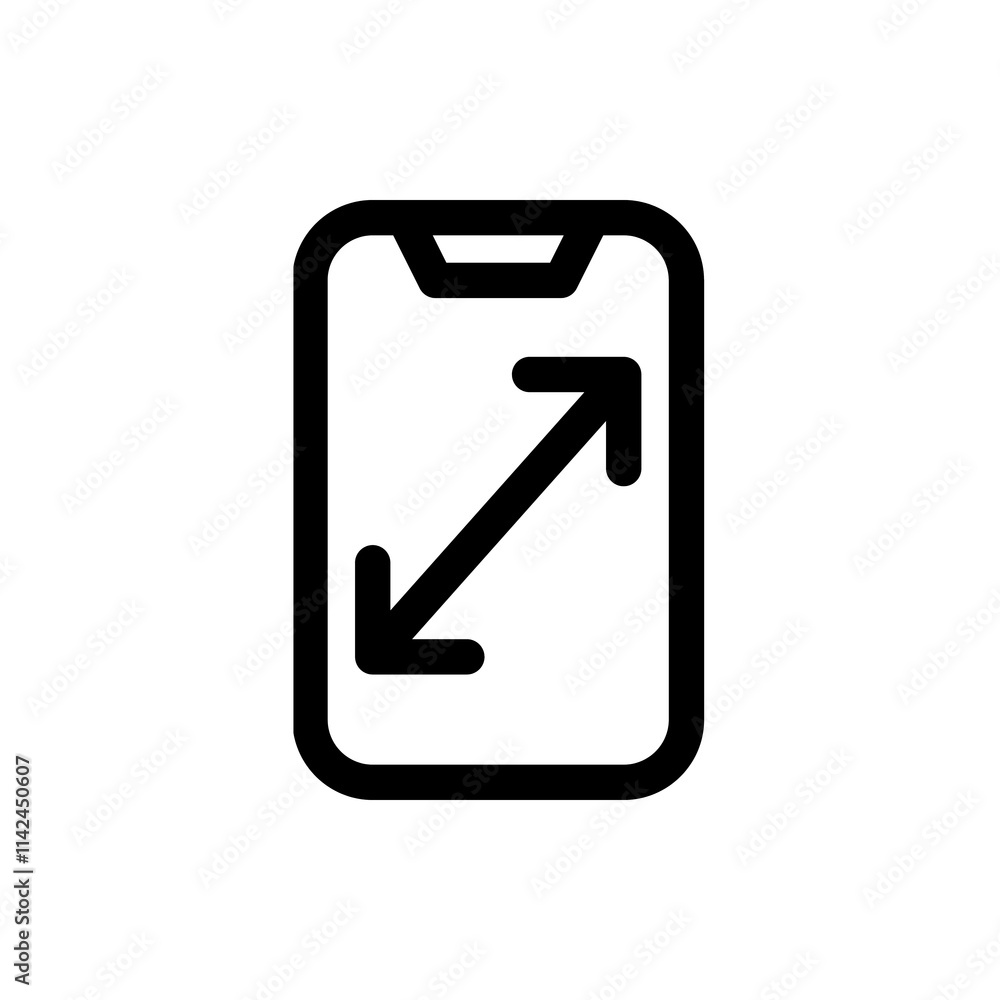 Smartphone icon illustration Smartphone icon illustration