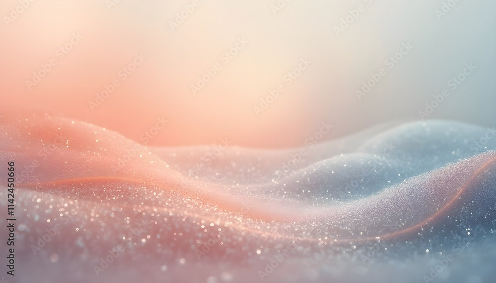 Obraz premium Tranquil Abstract Art Featuring Pastel Hues and Soft Textures