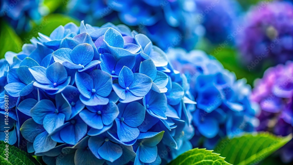 Blue Hydrangea Background: Stunning Floral Wallpaper, Nature Photography, Flower Images, High-Resolution, Rule of Thirds Composition Blue Hydrangea Background: Stunning Floral Wallpaper, Nature Photography, Flower Images, High-Resolution, Rule of Thirds Composition
