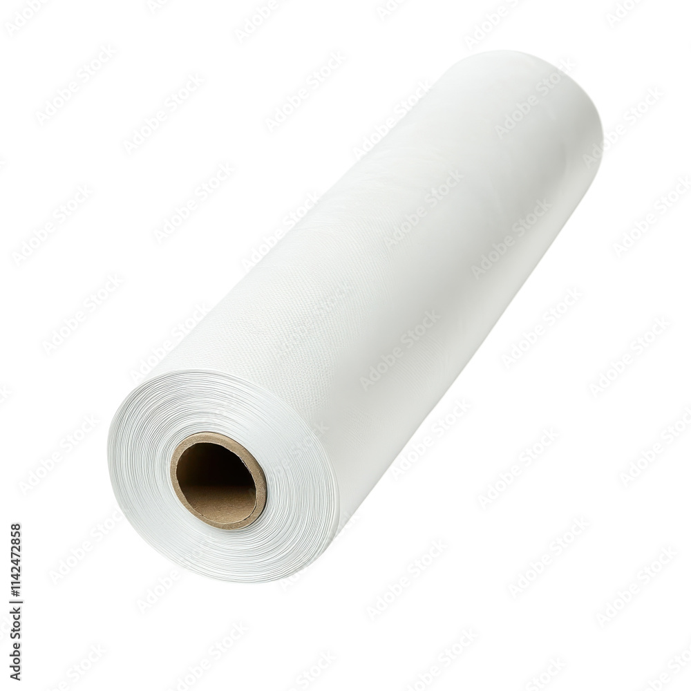 Roll of Tissue Paper for Home and Office Use on transparent background