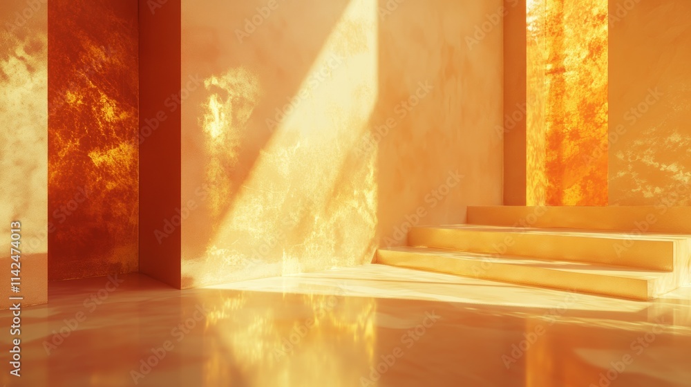 Room interior with Wall Background. 3D rendering ,3D illustration Room interior with Wall Background. 3D rendering ,3D illustration