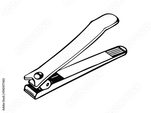 Nail Clipper Silhouette Vector