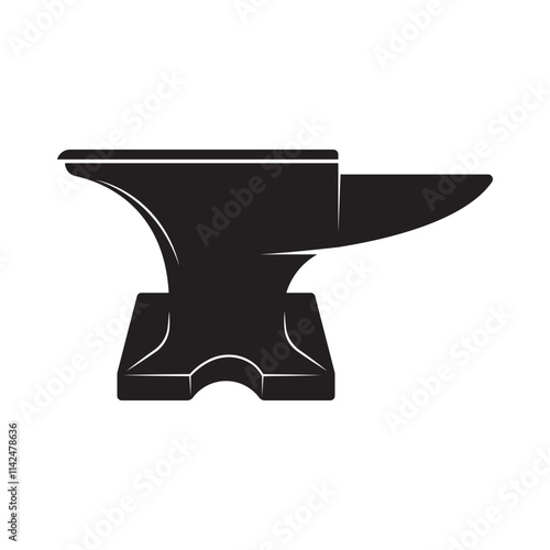 Anvil for Blacksmith Illustration Symbol Vector Logo