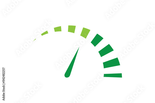 Speedometer icon, tachometer icon. Speed indicator icon . Feedback Rating meter signs performance concept. Dashboard level scale icon. vector illustration