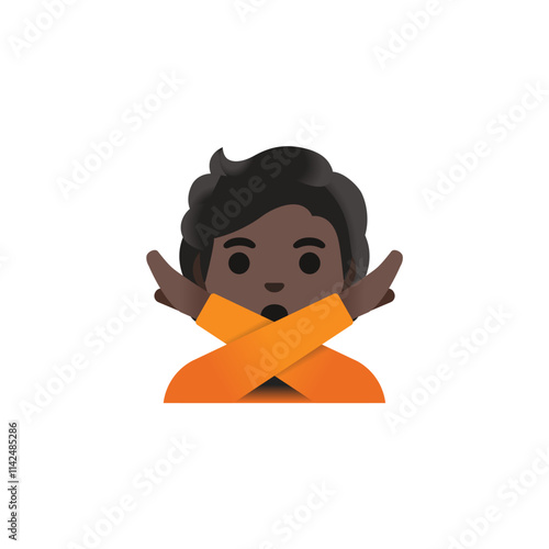 Person Crossing Arms Emoji  
