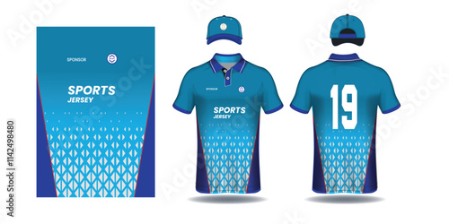 Soccer jersey design for sublimation