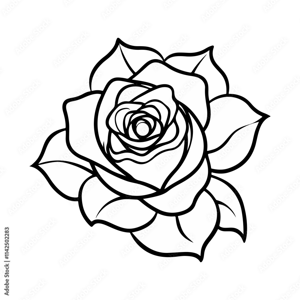 Flower line art Flower line art