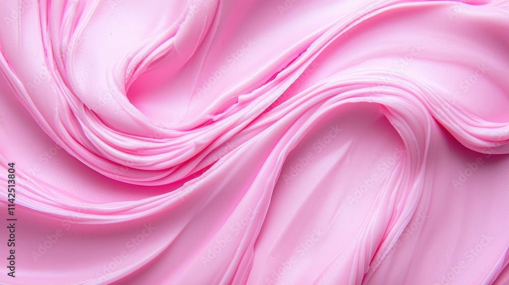 Soft Pink Fabric Texture With Waves and Gentle Flowing Patterns Soft Pink Fabric Texture With Waves and Gentle Flowing Patterns