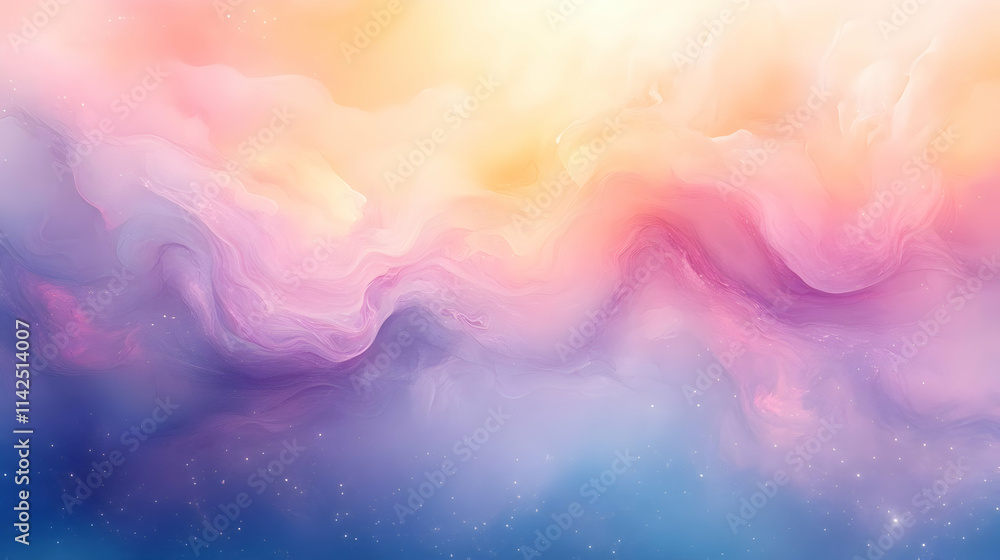 Abstract Pastel Wave Background Illustration Abstract Pastel Wave Background Illustration