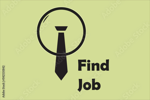 job logo, searching for job logo ,unique logo for job sector