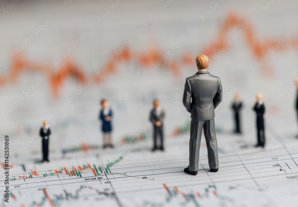 Businesspeople Analyzing Financial Data and Market Trends Together Businesspeople Analyzing Financial Data and Market Trends Together