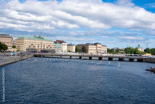 Canvas Print Stockholm archipelago in summer. Sweden