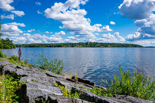 Idyllic town of Sigtuna in Sweden