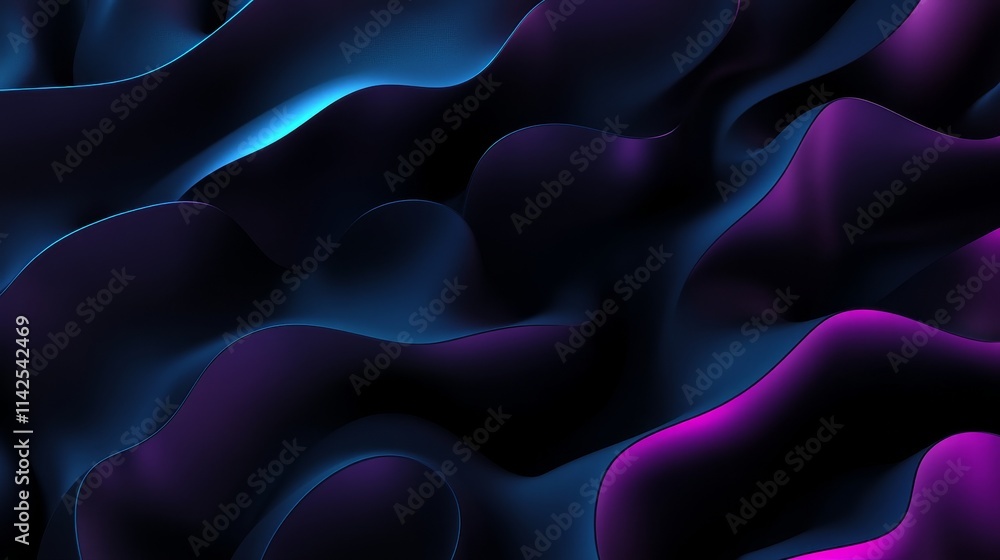 Obraz premium Modern 3D abstract noise texture with glowing gradient, dynamic light and shadow