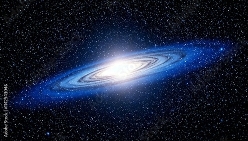 Obraz na płótnie distant galaxy in space w salonie