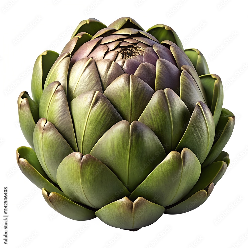 Fototapeta premium artichoke on white background