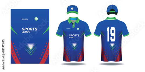 Soccer jersey design for sublimation