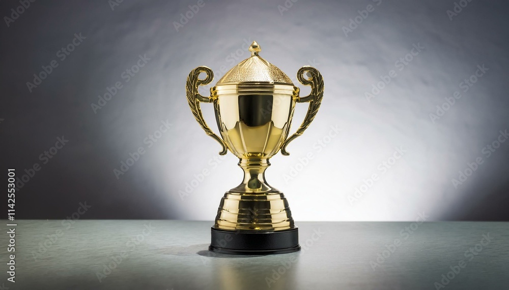A simple background enhances the trophy's brilliance. A simple background enhances the trophy's brilliance.