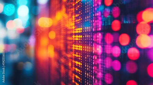 Wallpaper Mural Dynamic Abstract Background with Bright Light Effects Torontodigital.ca