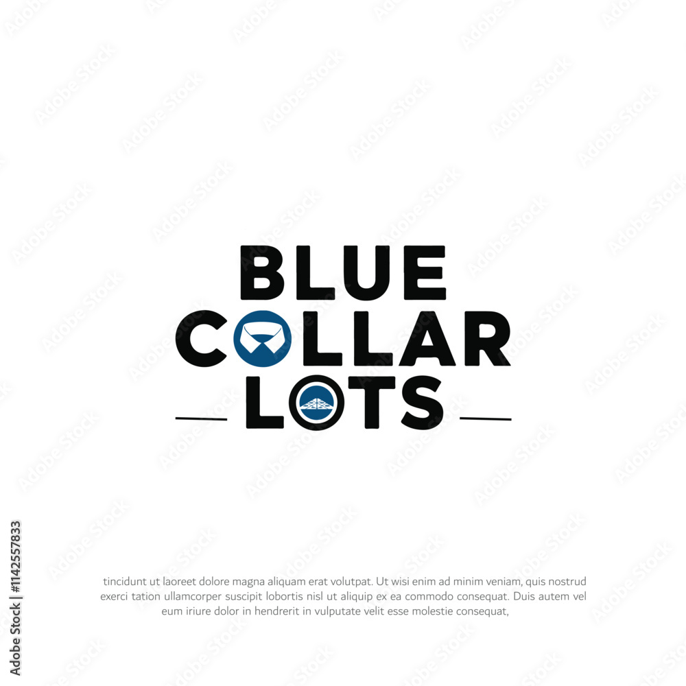 Logo design in 'O' as collar and lots Logo design in 'O' as collar and lots