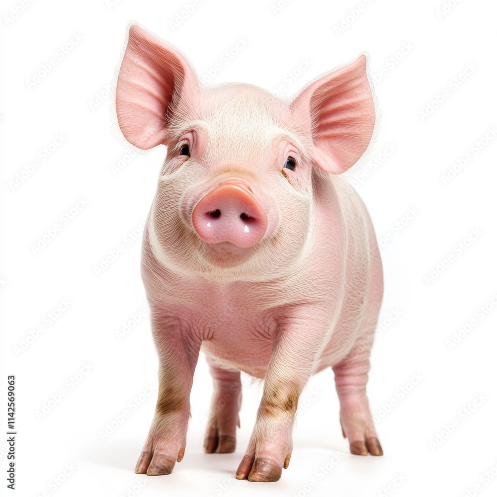 Pig isolated on white background Pig isolated on white background