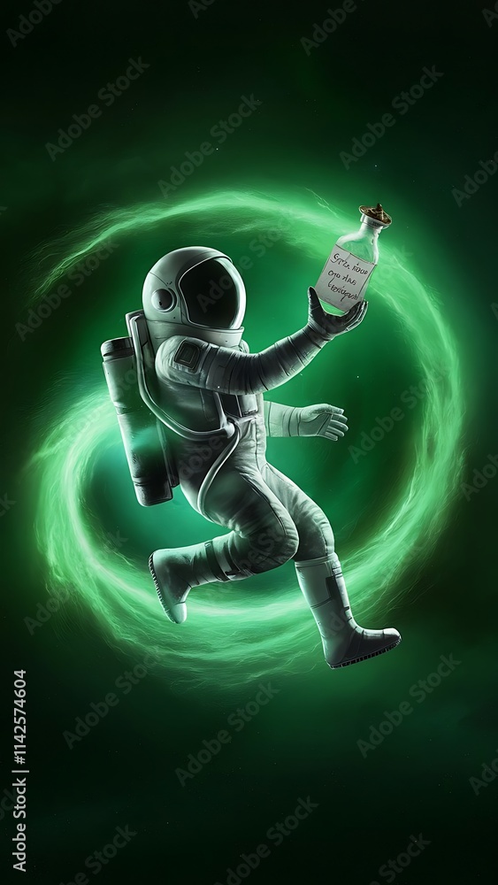 Green background with space for your message Green background with space for your message