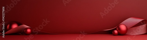 Crimson Elegance: A rich, d...