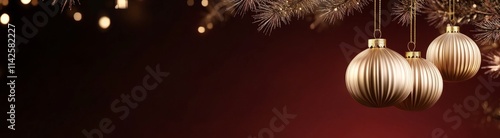 Golden Christmas Ornament: ...