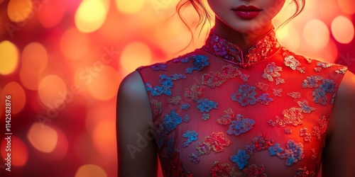 Red Lace and Bokeh Lights: ...