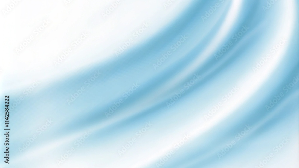 Abstract smooth blue white curve background. Blurred light curved. Elegant shiny liquid texture. Modern futuristic graphic. Soft, flowing waves in shades of blue and white gradient background. Abstract smooth blue white curve background. Blurred light curved. Elegant shiny liquid texture. Modern futuristic graphic. Soft, flowing waves in shades of blue and white gradient background.