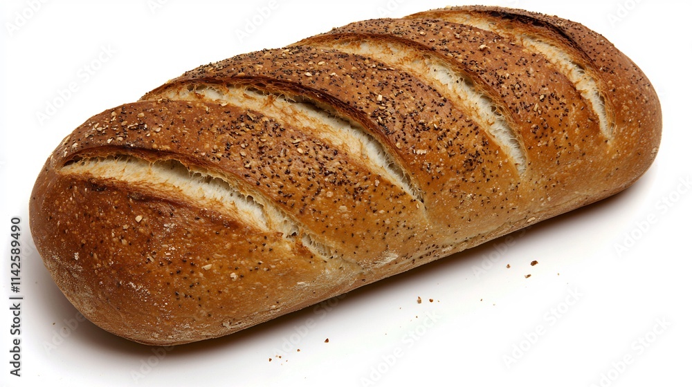 Freshly Baked Artisan Bread with Crispy Golden Crust Freshly Baked Artisan Bread with Crispy Golden Crust