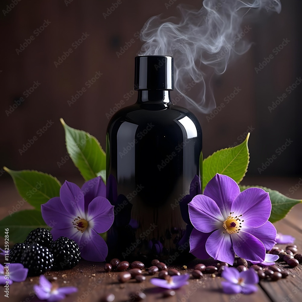 Ebony Elegance: Violet, Pimento, and Patchouli Essence Ebony Elegance: Violet, Pimento, and Patchouli Essence