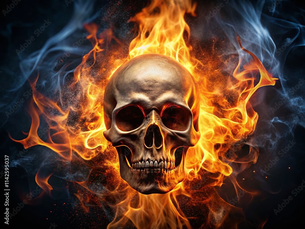 Flaming Skull Wallpaper, Burning Skull Background, Fire Skull Art, Infernal Skull Image, Skull in Flames Flaming Skull Wallpaper, Burning Skull Background, Fire Skull Art, Infernal Skull Image, Skull in Flames