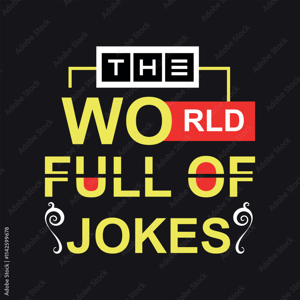 Obraz premium Typography T-shirt