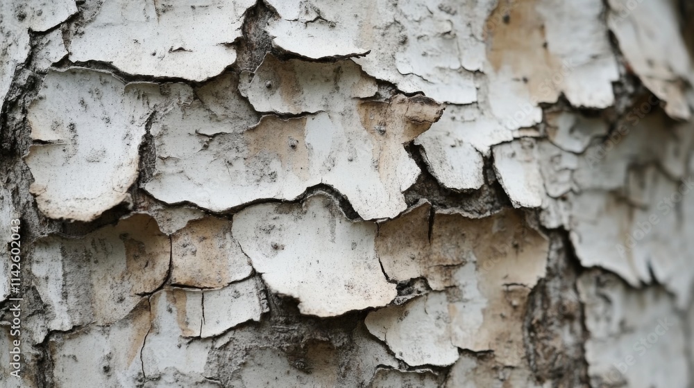 Flaking Tree Bark Texture Close Up View Flaking Tree Bark Texture Close Up View